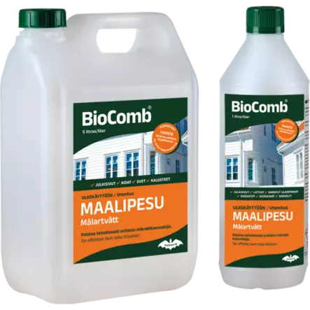 BIOCOMB MAALIPESU 5L ULKOKÄYTTÖÖN - Maaliohenteet ja pesuaineet - 8209 - 1
